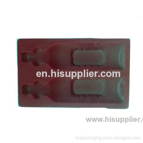 Flocking Tray Flocking Thermoformed Plastic Tray Flocking Blister Tray